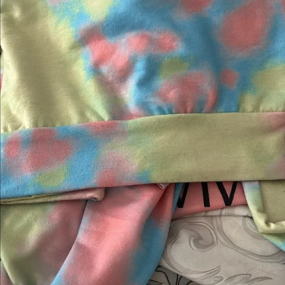 COPY!! Saint Laurent Multicolor Logo Sweatshirt Designer with Tie Dye Pattern - Picture 4 of 5